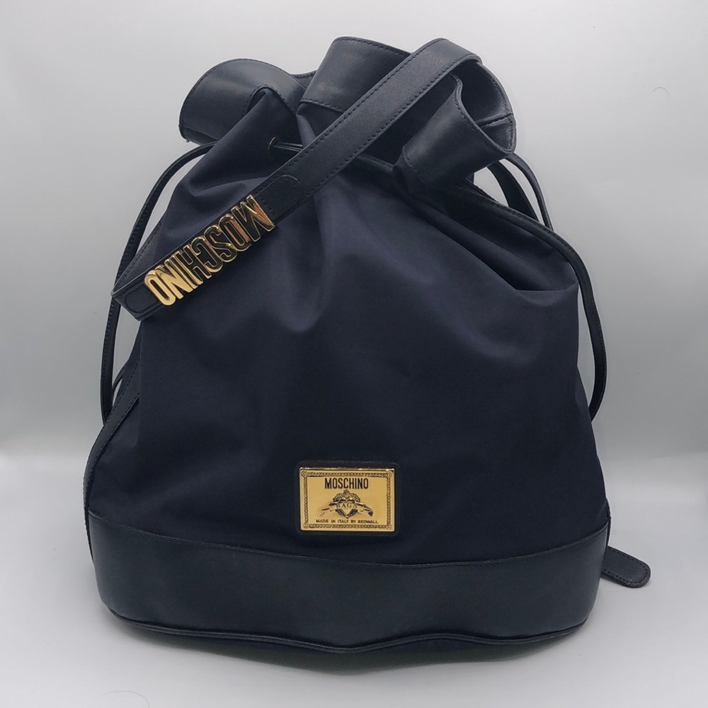 Authentic Vintage Moschino Blue Crossbody Bag